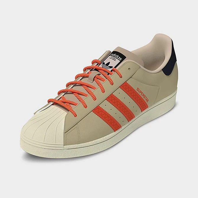 Men's Adidas Originals Superstar Casual Shoes Sand Strata/Magic Beige/Ink - GW2176 270 4 Men's Adidas Originals Superstar Casual Shoes Sand Strata/Magic Beige/Ink - GW2176 270 - Image 2