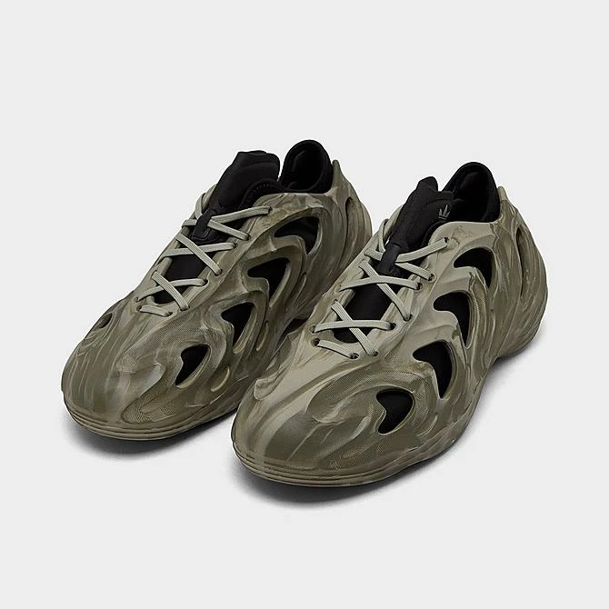 Men's Adidas Originals Adifom Q Casual Shoes Silver Pebble/Olive Strata/Bold Gold - GW2218 334 4 Men's Adidas Originals Adifom Q Casual Shoes Silver Pebble/Olive Strata/Bold Gold - GW2218 334 - Image 2