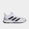 Men's Adidas Adizero Ubersonic 4 Tennis Shoes White/Black/Silver Metallic - GW2512 100 -Stealth Fit Shop GW2512 100 P1