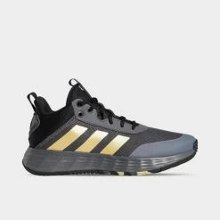 Adidas Ownthegame 2.0 Basketball Shoes Grey/Matte Gold/Black - GW5483 026