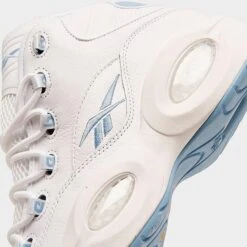Men's Reebok Question Mid Basketball Shoes Footwear White/Fluid Blue/Toxic Yellow - GW8854 100 10 Men's Reebok Question Mid Basketball Shoes Footwear White/Fluid Blue/Toxic Yellow - GW8854 100 -Stealth Fit Shop GW8854 100 P3
