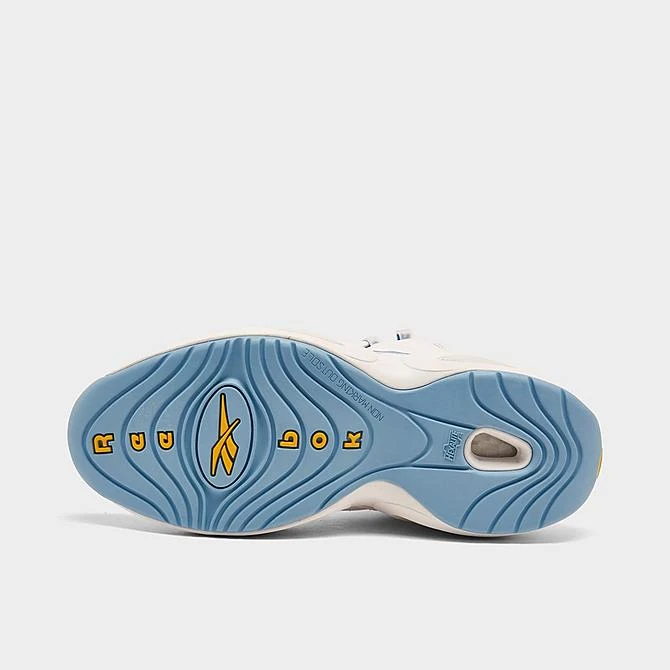 Men's Reebok Question Mid Basketball Shoes Footwear White/Fluid Blue/Toxic Yellow - GW8854 100 8 Men's Reebok Question Mid Basketball Shoes Footwear White/Fluid Blue/Toxic Yellow - GW8854 100 - Image 6
