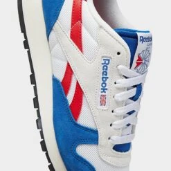 Men's Reebok Classic Leather Casual Shoes Vector Blue/Footwear White/Vector Red - GX2257 400 10 Men's Reebok Classic Leather Casual Shoes Vector Blue/Footwear White/Vector Red - GX2257 400 -Stealth Fit Shop GX2257 400 P3