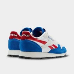 Men's Reebok Classic Leather Casual Shoes Vector Blue/Footwear White/Vector Red - GX2257 400 11 Men's Reebok Classic Leather Casual Shoes Vector Blue/Footwear White/Vector Red - GX2257 400 -Stealth Fit Shop GX2257 400 P4