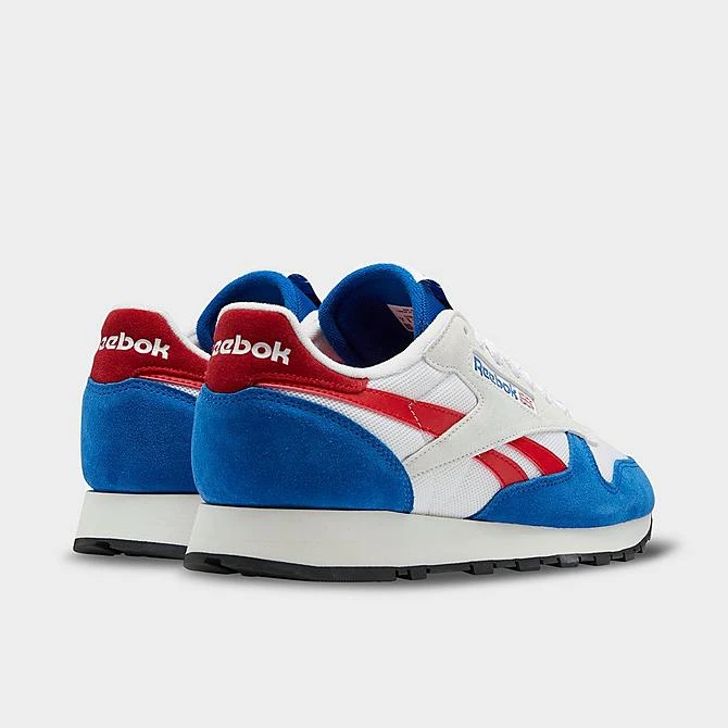 Men's Reebok Classic Leather Casual Shoes Vector Blue/Footwear White/Vector Red - GX2257 400 6 Men's Reebok Classic Leather Casual Shoes Vector Blue/Footwear White/Vector Red - GX2257 400 - Image 4