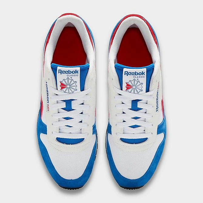 Men's Reebok Classic Leather Casual Shoes Vector Blue/Footwear White/Vector Red - GX2257 400 7 Men's Reebok Classic Leather Casual Shoes Vector Blue/Footwear White/Vector Red - GX2257 400 - Image 5
