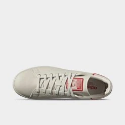 Adidas Originals Stan Smith Casual Shoes Aluminium/Collegiate Red/Aluminium - GX4452 273 -Stealth Fit Shop GX4452 273 P5
