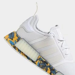 Men's Adidas Originals NMD R1 Casual Shoes White/White/Off White - GX4466 100 -Stealth Fit Shop GX4466 100 P3