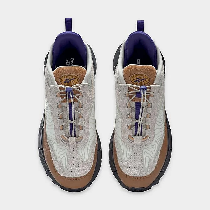 Men's Reebok Zig Kinetica 2.5 Edge Training Shoes Chalk/Alabaster/Wild Brown - GX6831 170 7 Men's Reebok Zig Kinetica 2.5 Edge Training Shoes Chalk/Alabaster/Wild Brown - GX6831 170 - Image 5