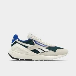 Men's Reebok Classic Leather Legacy AZ Casual Shoes Chalk/Forest Green/Classic Cobalt - GX9347 170