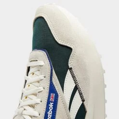 Men's Reebok Classic Leather Legacy AZ Casual Shoes Chalk/Forest Green/Classic Cobalt - GX9347 170 -Stealth Fit Shop GX9347 170 P3