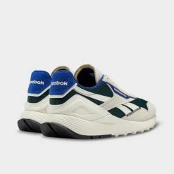 Men's Reebok Classic Leather Legacy AZ Casual Shoes Chalk/Forest Green/Classic Cobalt - GX9347 170 -Stealth Fit Shop GX9347 170 P4