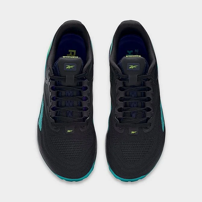 Men's Reebok Nano X2 Training Shoes Core Black/Semi Classic Teal/Acid Yellow - GX9912 001 7 Men's Reebok Nano X2 Training Shoes Core Black/Semi Classic Teal/Acid Yellow - GX9912 001 - Image 5