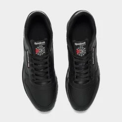 Men's Reebok Classic Leather Casual Shoes Core Black/Core Black/Pure Grey 5 - GY0955 001 12 Men's Reebok Classic Leather Casual Shoes Core Black/Core Black/Pure Grey 5 - GY0955 001 -Stealth Fit Shop GY0955 001 P5