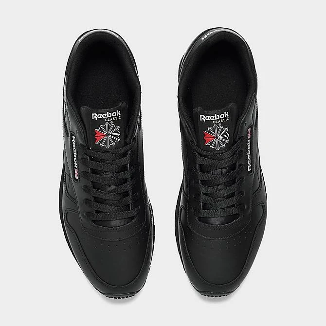 Men's Reebok Classic Leather Casual Shoes Core Black/Core Black/Pure Grey 5 - GY0955 001 7 Men's Reebok Classic Leather Casual Shoes Core Black/Core Black/Pure Grey 5 - GY0955 001 - Image 5