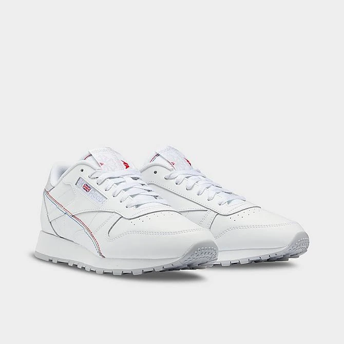 Men's Reebok Classic Leather Casual Shoes Footwear White/Footwear White/Vector Blue - GY1520 100 4 Men's Reebok Classic Leather Casual Shoes Footwear White/Footwear White/Vector Blue - GY1520 100 - Image 2