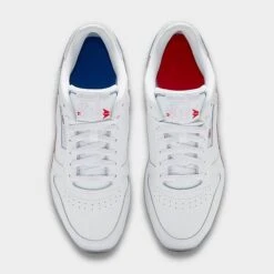 Men's Reebok Classic Leather Casual Shoes Footwear White/Footwear White/Vector Blue - GY1520 100 12 Men's Reebok Classic Leather Casual Shoes Footwear White/Footwear White/Vector Blue - GY1520 100 -Stealth Fit Shop GY1520 100 P5