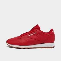 Men's Reebok Classic Leather Casual Shoes Vector Red/Footwear White/Reebok Rubber Gum-03 - GY3601 630