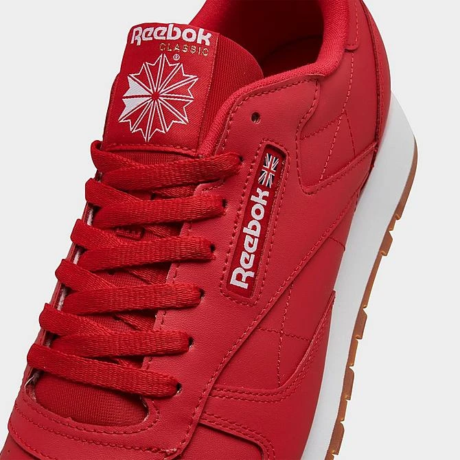 Men's Reebok Classic Leather Casual Shoes Vector Red/Footwear White/Reebok Rubber Gum-03 - GY3601 630 5 Men's Reebok Classic Leather Casual Shoes Vector Red/Footwear White/Reebok Rubber Gum-03 - GY3601 630 - Image 3