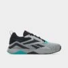 Men's Reebok Nanoflex V2 Training Shoes Core Black/Pure Grey/Classic Teal - GY6211 001 -Stealth Fit Shop GY6211 001 P1
