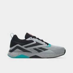 Men's Reebok Nanoflex V2 Training Shoes Core Black/Pure Grey/Classic Teal - GY6211 001