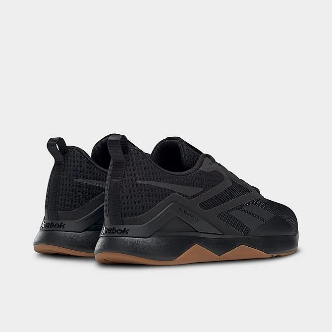 Men's Reebok Nanoflex V2 Training Shoes Core Black/Pure Grey/Gum - GY6214 001 6 Men's Reebok Nanoflex V2 Training Shoes Core Black/Pure Grey/Gum - GY6214 001 - Image 4