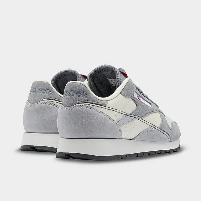 Men's Reebok Classic Leather Casual Shoes Cold Grey 5/Cold Grey 2/Chalk - GY8816 074 6 Men's Reebok Classic Leather Casual Shoes Cold Grey 5/Cold Grey 2/Chalk - GY8816 074 - Image 4