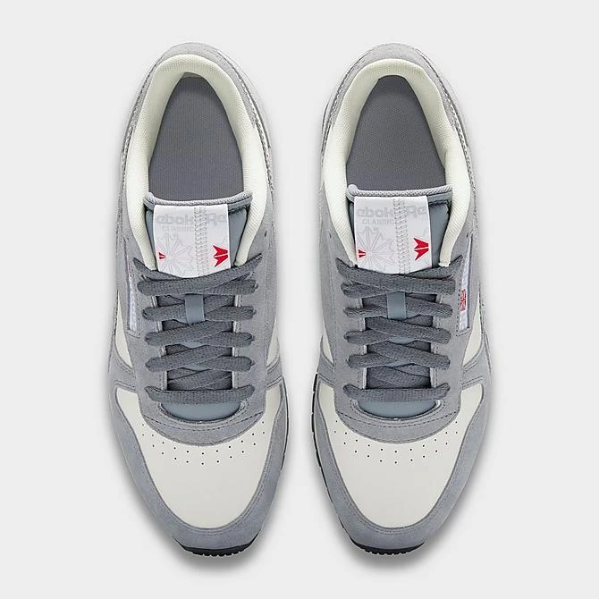 Men's Reebok Classic Leather Casual Shoes Cold Grey 5/Cold Grey 2/Chalk - GY8816 074 7 Men's Reebok Classic Leather Casual Shoes Cold Grey 5/Cold Grey 2/Chalk - GY8816 074 - Image 5
