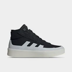 Adidas Essentials Znsored Hi Casual Shoes Black/White/White - GZ2293 001