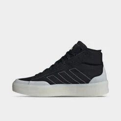Adidas Essentials Znsored Hi Casual Shoes Black/White/White - GZ2293 001 -Stealth Fit Shop GZ2293 001 P3