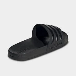 Men's Adidas Adilette Shower Slide Sandals Core Black/Core Black/Core Black - GZ3772 001 -Stealth Fit Shop GZ3772 001 P4