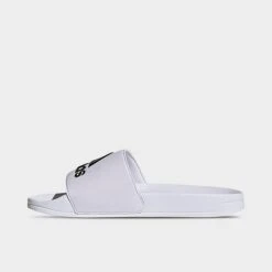Men's Adidas Adilette Shower Slide Sandals Cloud White/Core Black/Cloud White - GZ3775 100