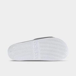 Men's Adidas Adilette Shower Slide Sandals Cloud White/Core Black/Cloud White - GZ3775 100 -Stealth Fit Shop GZ3775 100 P6