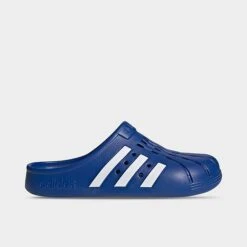 Men's Adidas Adilette Clog Shoes Team Royal Blue/White/Team Royal Blue - GZ5314 400