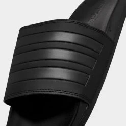 Men's Adidas Essentials Adilette Comfort Slide Sandals Black/Black/Black - GZ5896 001 10 Men's Adidas Essentials Adilette Comfort Slide Sandals Black/Black/Black - GZ5896 001 -Stealth Fit Shop GZ5896 001 P3