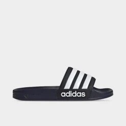 Men's Adidas Adilette Shower Slide Sandals Legend Ink/Footwear White/Legend Ink - GZ5920 408