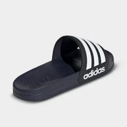 Men's Adidas Adilette Shower Slide Sandals Legend Ink/Footwear White/Legend Ink - GZ5920 408 -Stealth Fit Shop GZ5920 408 P4