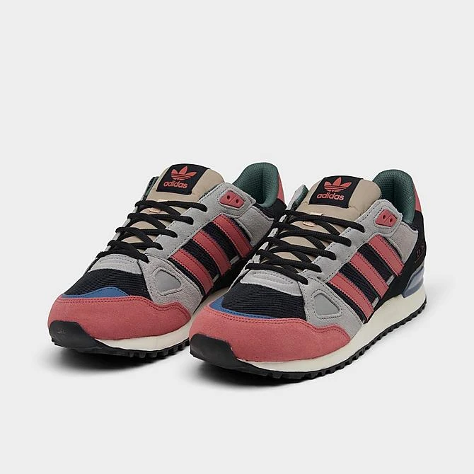 Men's Adidas Originals ZX 750 Casual Shoes Black/Wonder Red - H06328 001 4 Men's Adidas Originals ZX 750 Casual Shoes Black/Wonder Red - H06328 001 - Image 2