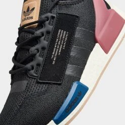 Men's Adidas Originals NMD R1 V2 Casual Shoes Black/Black/Altered Blue - H06330 001 -Stealth Fit Shop H06330 001 P3