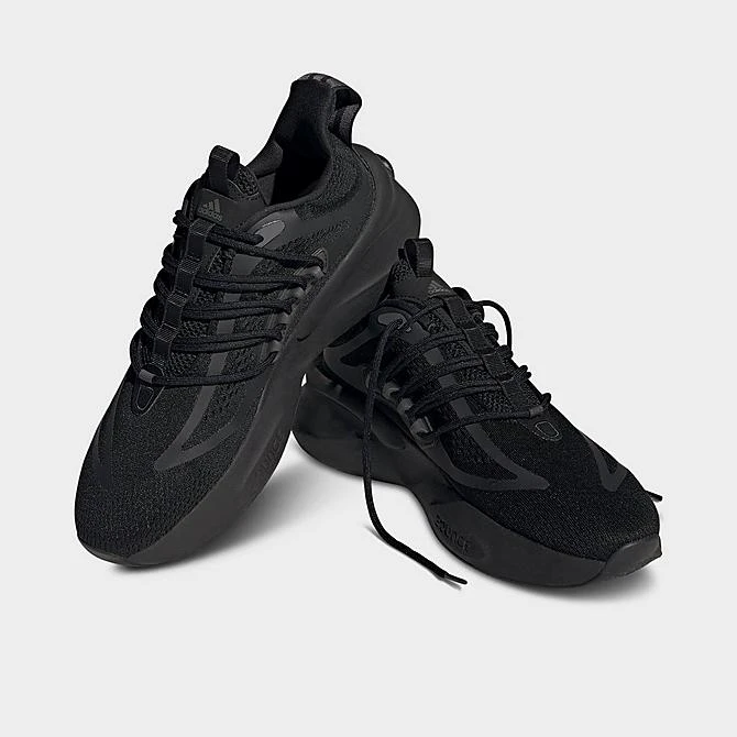 Men's Adidas AlphaBoost V1 Running Shoes Black/Grey/Carbon - HP2760 001 4 Men's Adidas AlphaBoost V1 Running Shoes Black/Grey/Carbon - HP2760 001 - Image 2