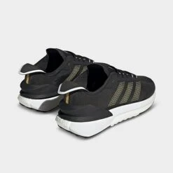 Men's Adidas Avryn Casual Shoes Black/Black/Solar Gold - HP5970 001 -Stealth Fit Shop HP5970 001 P4