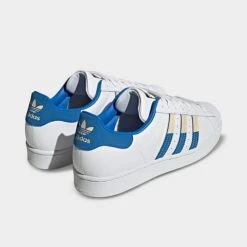 Men's Adidas Originals Superstar Casual Shoes White/Sand Strata/Bright Royal - HQ2167 100 11 Men's Adidas Originals Superstar Casual Shoes White/Sand Strata/Bright Royal - HQ2167 100 -Stealth Fit Shop HQ2167 100 P4