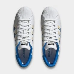 Men's Adidas Originals Superstar Casual Shoes White/Sand Strata/Bright Royal - HQ2167 100 12 Men's Adidas Originals Superstar Casual Shoes White/Sand Strata/Bright Royal - HQ2167 100 -Stealth Fit Shop HQ2167 100 P5