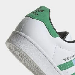 Men's Adidas Originals Superstar Casual Shoes White/Semi Screaming Green/Blue Dawn - HQ2168 100 10 Men's Adidas Originals Superstar Casual Shoes White/Semi Screaming Green/Blue Dawn - HQ2168 100 -Stealth Fit Shop HQ2168 100 P3