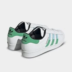 Men's Adidas Originals Superstar Casual Shoes White/Semi Screaming Green/Blue Dawn - HQ2168 100 11 Men's Adidas Originals Superstar Casual Shoes White/Semi Screaming Green/Blue Dawn - HQ2168 100 -Stealth Fit Shop HQ2168 100 P4