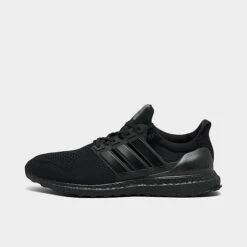 Men's Adidas UltraBOOST 1.0 DNA Running Shoes Black/Black/Beam Green - HQ4199 001