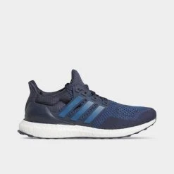 Men's Adidas UltraBOOST 1.0 DNA Running Shoes Shadow Navy/Core Blue/Impact Orange - HQ4203 417