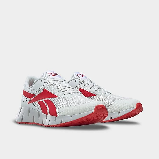 Men's Reebok Zig Dynamica 2.0 Running Shoes Pure Grey/Vector Red/Pure Grey - HQ5889 058 4 Men's Reebok Zig Dynamica 2.0 Running Shoes Pure Grey/Vector Red/Pure Grey - HQ5889 058 - Image 2