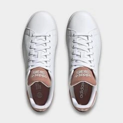 Men's Adidas Originals Stan Smith Primegreen Casual Shoes White/White/Clay Strata - HQ6779 100 -Stealth Fit Shop HQ6779 100 P5