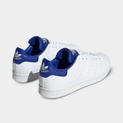 Adidas Originals Stan Smith Casual Shoes White/White/Semi Lucid Blue - HQ6784 100 -Stealth Fit Shop HQ6784 100 P4